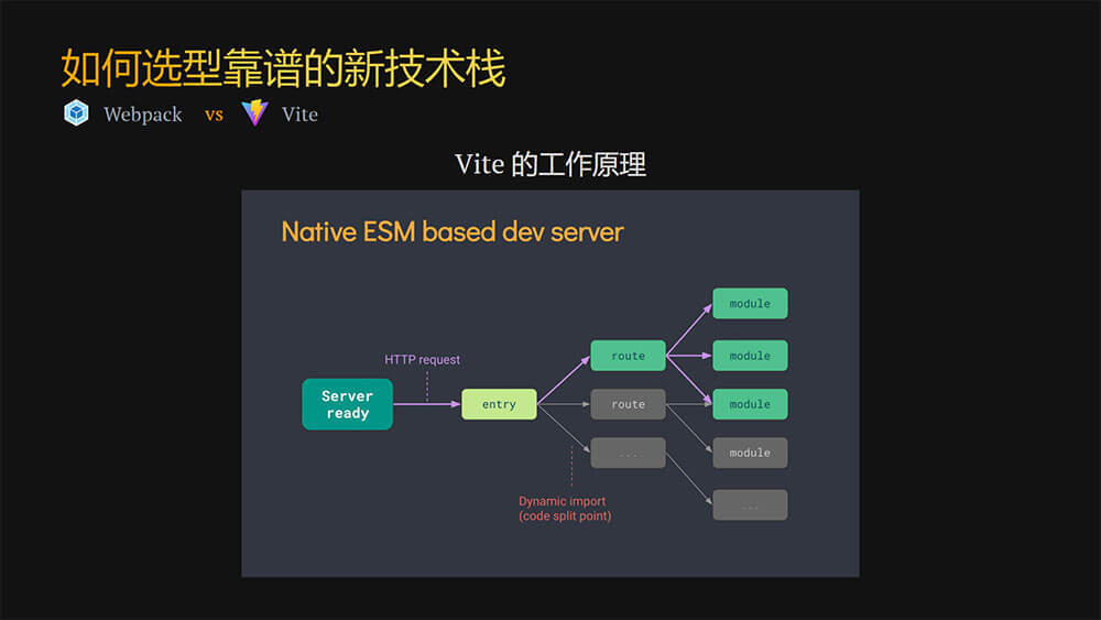 这次是选择了 Vite